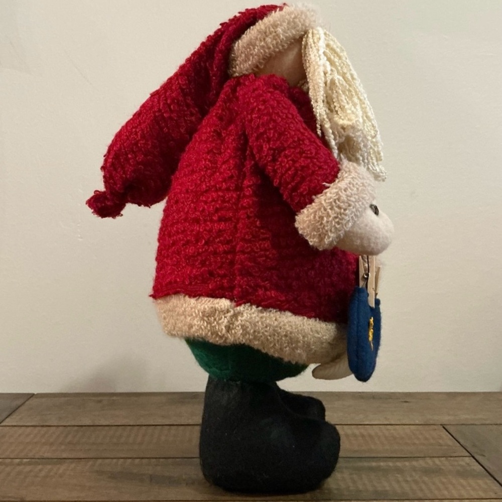 Vintage Santa Claus Folk Art Standing Santa Figurine Doll 12” Tall - Picture 2 of 11